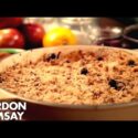 VIDEO: Apple and Cranberry Crumble | Gordon Ramsay