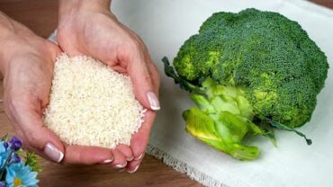 VIDEO: Ich mache diesen Brokkoli mit Reis jedes Wochenende! Rezept für leckeren Reis und Gemüse.