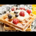 VIDEO: How to make Fluffy Yeast-Raised Waffles | Cupcake Jemma