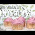 VIDEO: VEGAN CUPCAKES | Pink Velvet Cupcakes | Valentines Day Ideas | The Edgy Veg