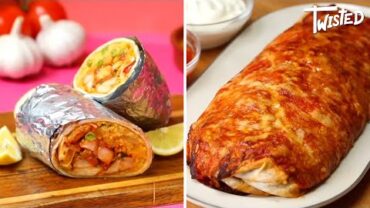 VIDEO: These Spanish-inspired burritos are a game changer | Twisted | Shrimp Burrito!
