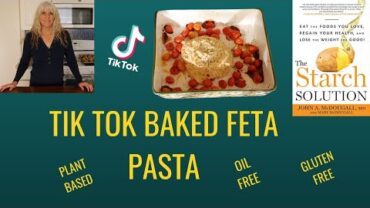 VIDEO: Plant Based Baked Feta Pasta/ no oil-gluten free