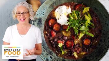 VIDEO: Smoky Bean Soup with Sausage | Pantry Staples | Everyday Food with Sarah Carey