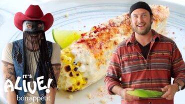 VIDEO: Brad and Orville Peck Make Elote (Mexican Street Corn) | It’s Alive | Bon Appétit