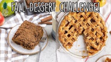 VIDEO: Fall Dessert Challenge | Apple Pie & Coffee Cake | Chris vs. Jasmine