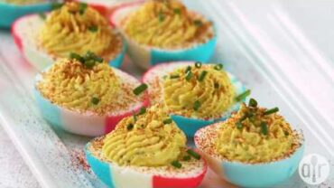 VIDEO: Red, White and Blue Deviled Eggs | 4th of July Recipes | Allrecipes.com