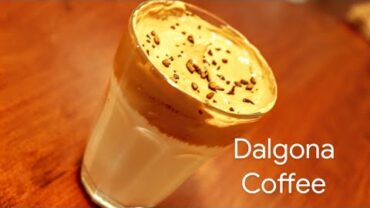 VIDEO: Dalgona Coffee Recipe | how to make dalgona coffee at home
