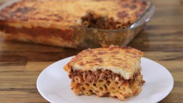 VIDEO: Pastitsio Recipe | How to Make Greek Pastitsio