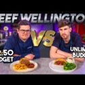 VIDEO: BEEF WELLINGTON BUDGET BATTLE | Chef (£2.50) VS Normal (Unlimited Budget) | Sorted Food