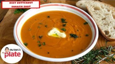 VIDEO: How to Make BUTTERNUT SQUASH SOUP Easy