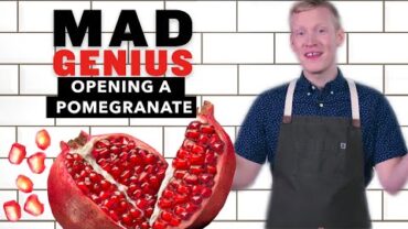 VIDEO: The Best Way to Cut Open a Pomegranate | Mad Genius Tips | Food & Wine