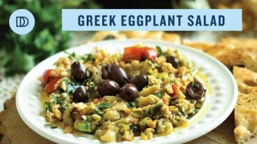 VIDEO: MELITZANOSALATA: Greek Style Eggplant Salad