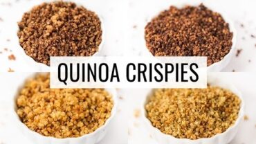 VIDEO: HOW TO MAKE QUINOA CRISPIES | 4 different ways