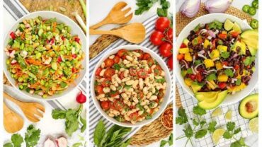 VIDEO: 3 No Cook Lunch Recipes | Easy Bean Salads