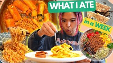 VIDEO: What I Ate in a WEEK as a VEGAN (Realistic & Non-Aesthetic LOL Freezer Clean Out)