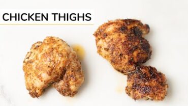 VIDEO: BEST BAKED CHICKEN THIGHS | easy recipe