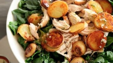 VIDEO: Spinach Salad with Chicken and Crispy Potatoes | Everyday Food with Sarah Carey