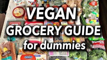 VIDEO: BUDGET FRIENDLY VEGAN GROCERY GUIDE FOR BEGINNERS / Vegan Grocery Haul