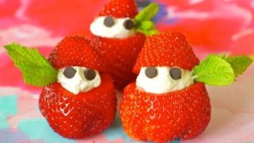 VIDEO: Healthy Snack Recipe for Children: How to Make Strawberries & Cream with Kids – Weelicious