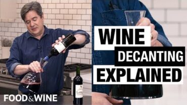 VIDEO: Wine Decanters: Why You Should Be Decanting Your Wine | Bottle Service | Food & Wine