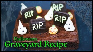 VIDEO: Tasty Halloween Graveyard Cake Recipe – PERFECT for Children’s Parties