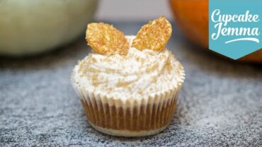 VIDEO: Super Awesome Pumpkin Pie Cupcake Recipe | Cupcake Jemma