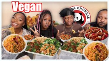 VIDEO: PANDA EXPRESS NEW VEGAN OPTIONS | TASTE TEST MUKBANG