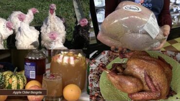 VIDEO: How-To Brine & Smoke a Turkey, Pasture-Raised Turkeys, Apple Cider Sangria & MORE!