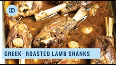 VIDEO: Greek Style Roasted Lamb Shanks Take 2 :)