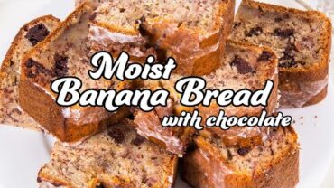 VIDEO: Ultimate Banana Bread Recipe – Super Moist with Tasty Chocolate Chips #Ad