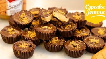 VIDEO: Biscoff Biscuit Butter Cups Recipe | Cupcake Jemma