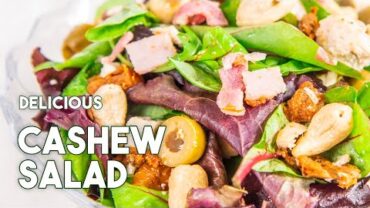 VIDEO: 🥗 REFRESHING Cashew Nut Salad Recipe – Healthy Version #AD