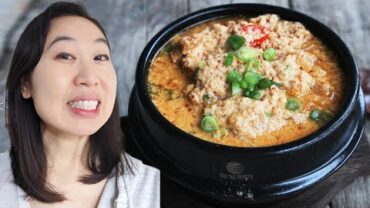 VIDEO: KOREAN STEW – KONGBIGI JJIGAE “GROUND SOYBEAN STEW”!! | VEGAN 비건콩비지찌개