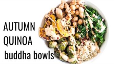 VIDEO: AUTUMN HARVEST QUINOA BOWLS | vegan meal prep recipe