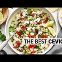 VIDEO: CEVICHE! Super easy ceviche de pescado (fish ceviche) for summer!