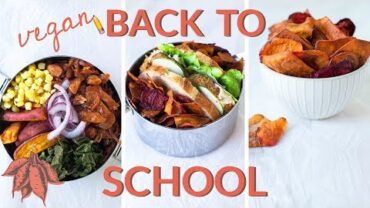 VIDEO: VEGAN LUNCH IDEAS | Amazing Back-to-School Recipes