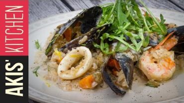 VIDEO: Seafood Risotto | Akis Petretzikis