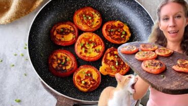 VIDEO: Stuffed Tomato ‘Egg’ Rings – A Quick VEGAN Breakfast Idea!