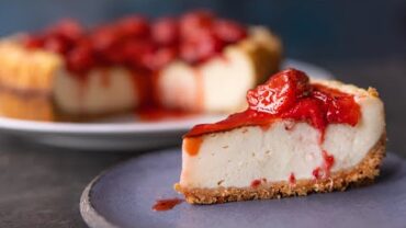 VIDEO: DELICIOUS VEGAN BAKED CHEESECAKE | THE HAPPY PEAR