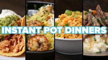 VIDEO: 4 Easy Instant Pot Dinners