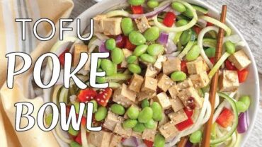 VIDEO: POKE BOWL | How to Make a Poke Bowl | Sesame Ginger Tofu Poke Bowl | VEGAN POKE BOWL| The Edgy Veg