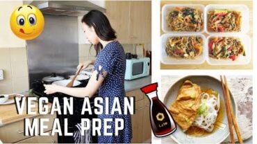 VIDEO: MY WEEKLY VEGAN ASIAN MEAL PREP!!