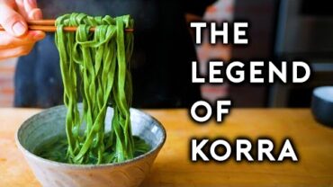 VIDEO: Water Tribe Noodles from The Legend of Korra | Anime with Alvin