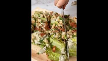 VIDEO: Make This GRILLED + Vegan Caesar Salad