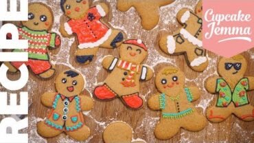 VIDEO: How to Make GINGERBREAD MEN!  | A Classic Recipe For Your Christmas Baking | Cupcake Jemma