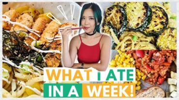 VIDEO: What I Ate in a WEEK as a VEGAN (realistic) – eating through my freezer