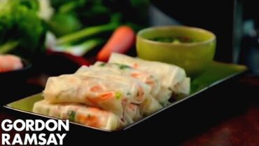 VIDEO: Fresh Prawn Rolls | Gordon Ramsay