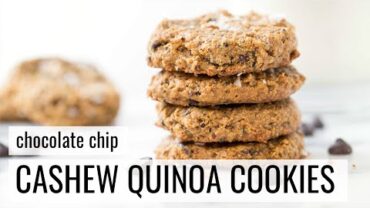 VIDEO: CASHEW QUINOA COOKIES | vegan + gluten-free