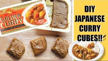 VIDEO: JAPANESE CURRY CUBE RECIPE!! (VEGAN + GLUTEN-FREE + OIL FREE)