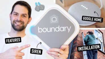 VIDEO: Boundary Alarm Installation tips, Review, Siren & Google Home #Ad